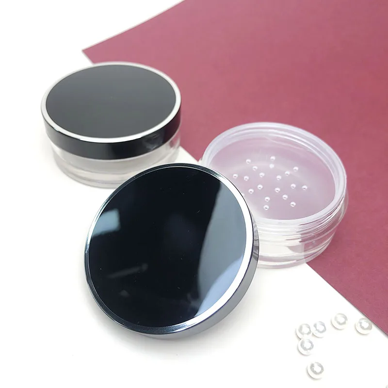 cosmetic packaging clay blush container highlighter emballage cosmetic empty compact powder case with mirror