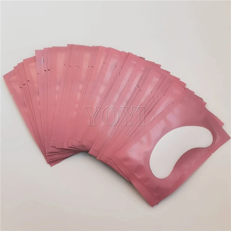 High quality Wholesale Under Eye Eyepatch Eyelash Gel Pad For Eyelash Extension Patch Lint Free hydrogel under eye pads