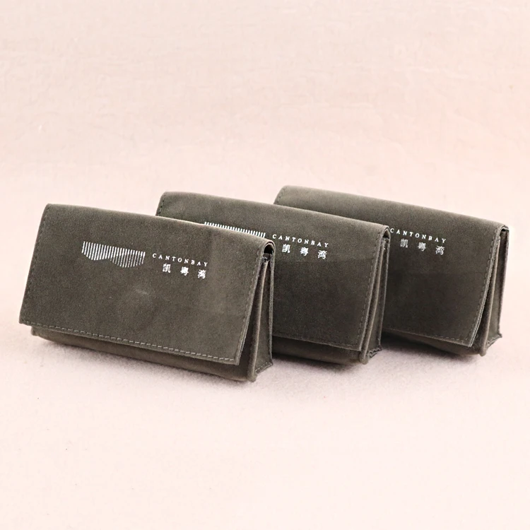 Luda custom velvet watch pouch bag suede jewelry packaging for jewelry bag pouch