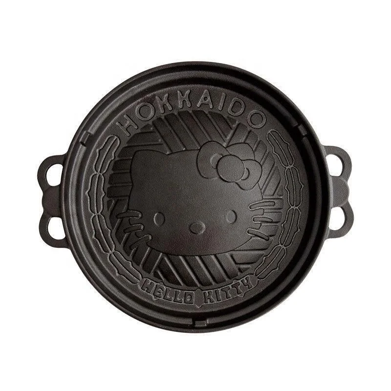 Kitty Cat Cast Iron Frying Pan Cute Cartoon Cat Pot Mini Frying Egg Pan Non-stick Breakfast Pot Fried Egg Mold