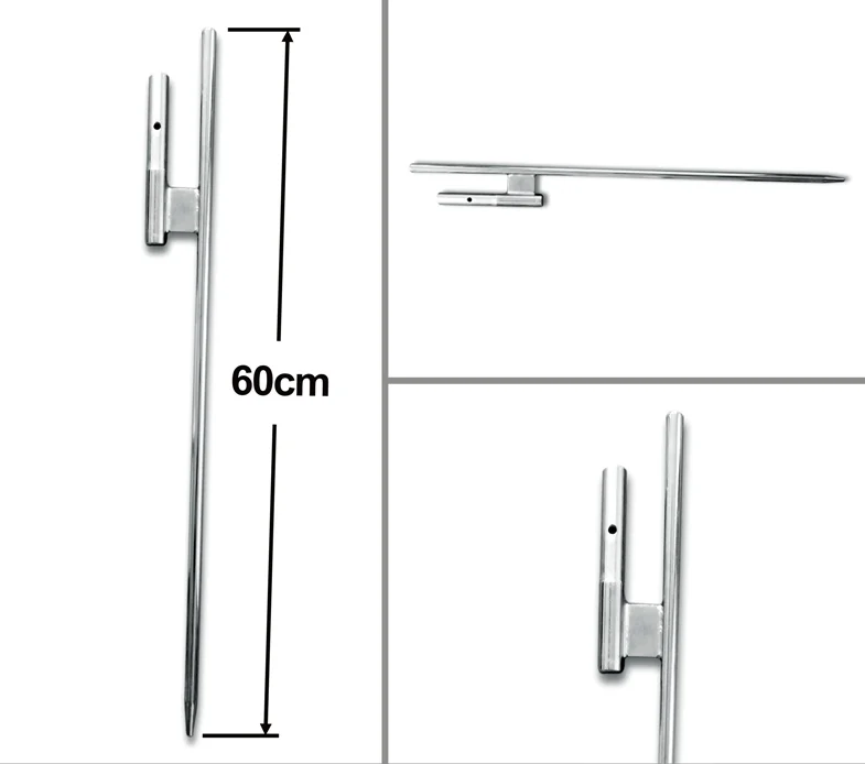 Custom Printing Beach Flag Pole Base Feather Banner Flagpole Stand Outdoor Advertising Needle Feather Flags Base