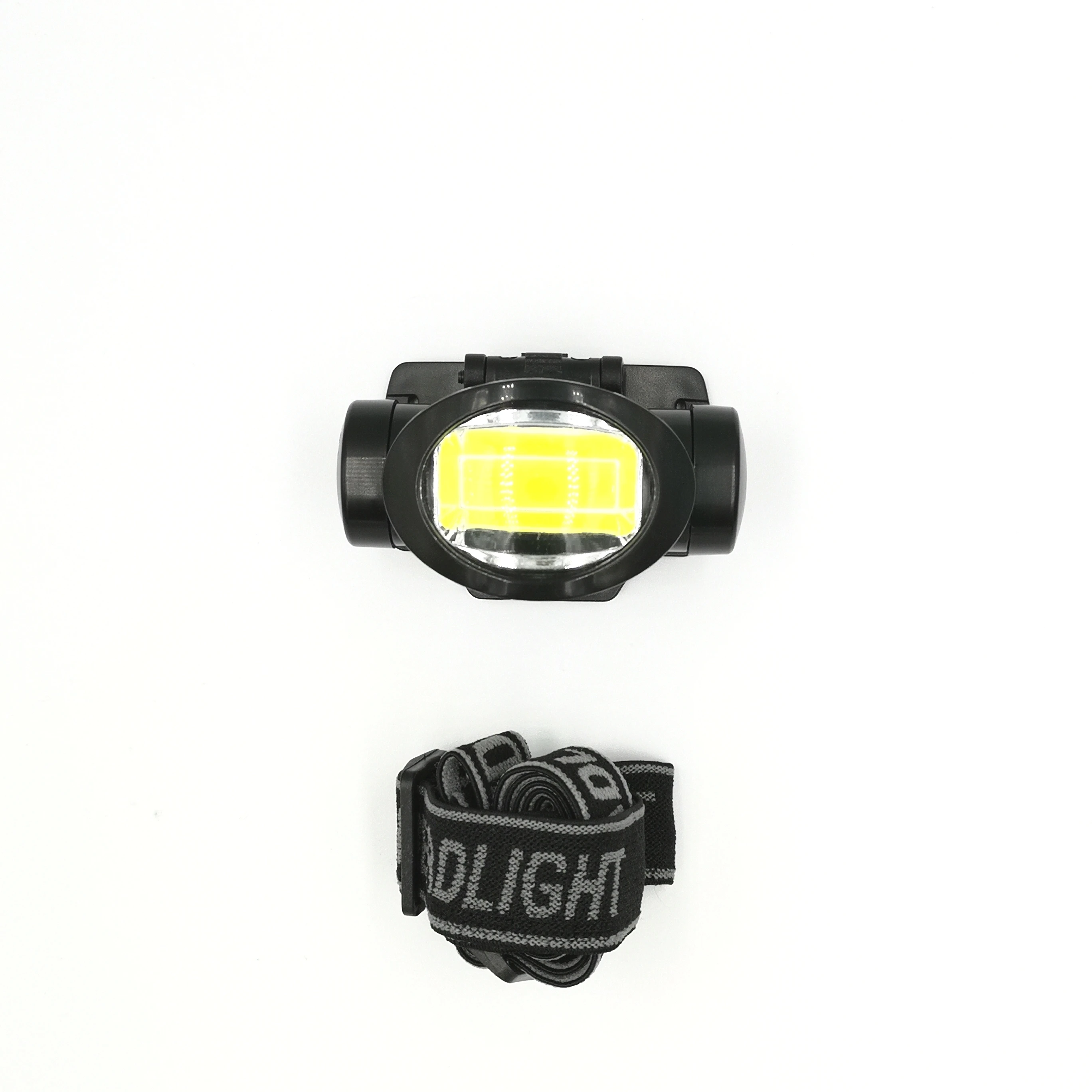 Хит продаж 3 режима миниатюрный водонепроницаемый налобный фонарь cob мощный спортивный яркий Головной для бега с батареей * AAA