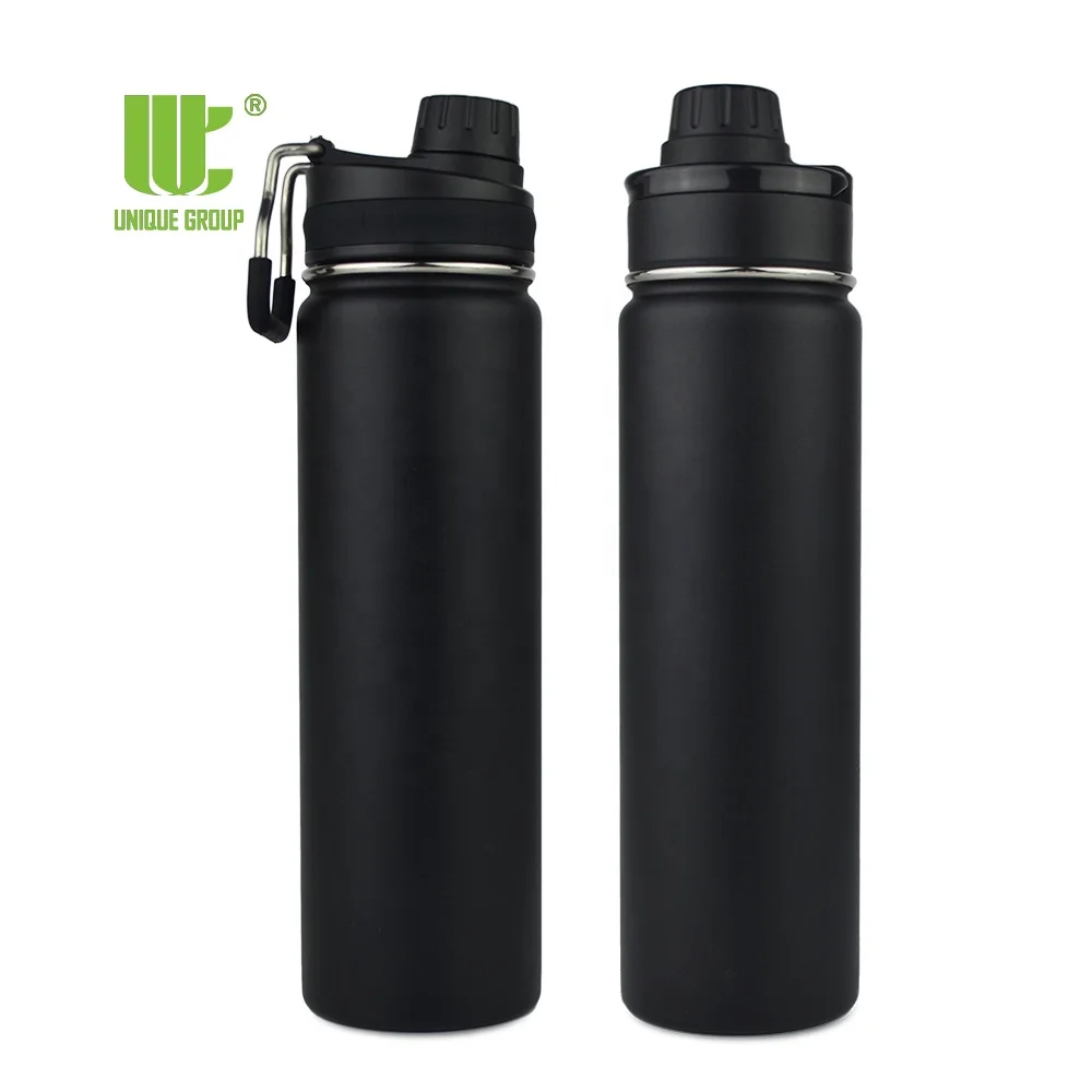 22oz Luxury OEM Brand Easy Carry Outdoor Gym Fitness Yoga Stainless Steel Thermal Insulated Water Sports Bottle With Spout Lid