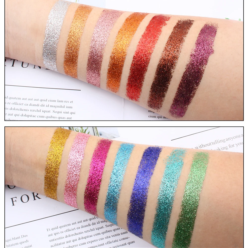 Wholesale Makeup 35 Colors Glitter Plastic Eyeshadow Palette