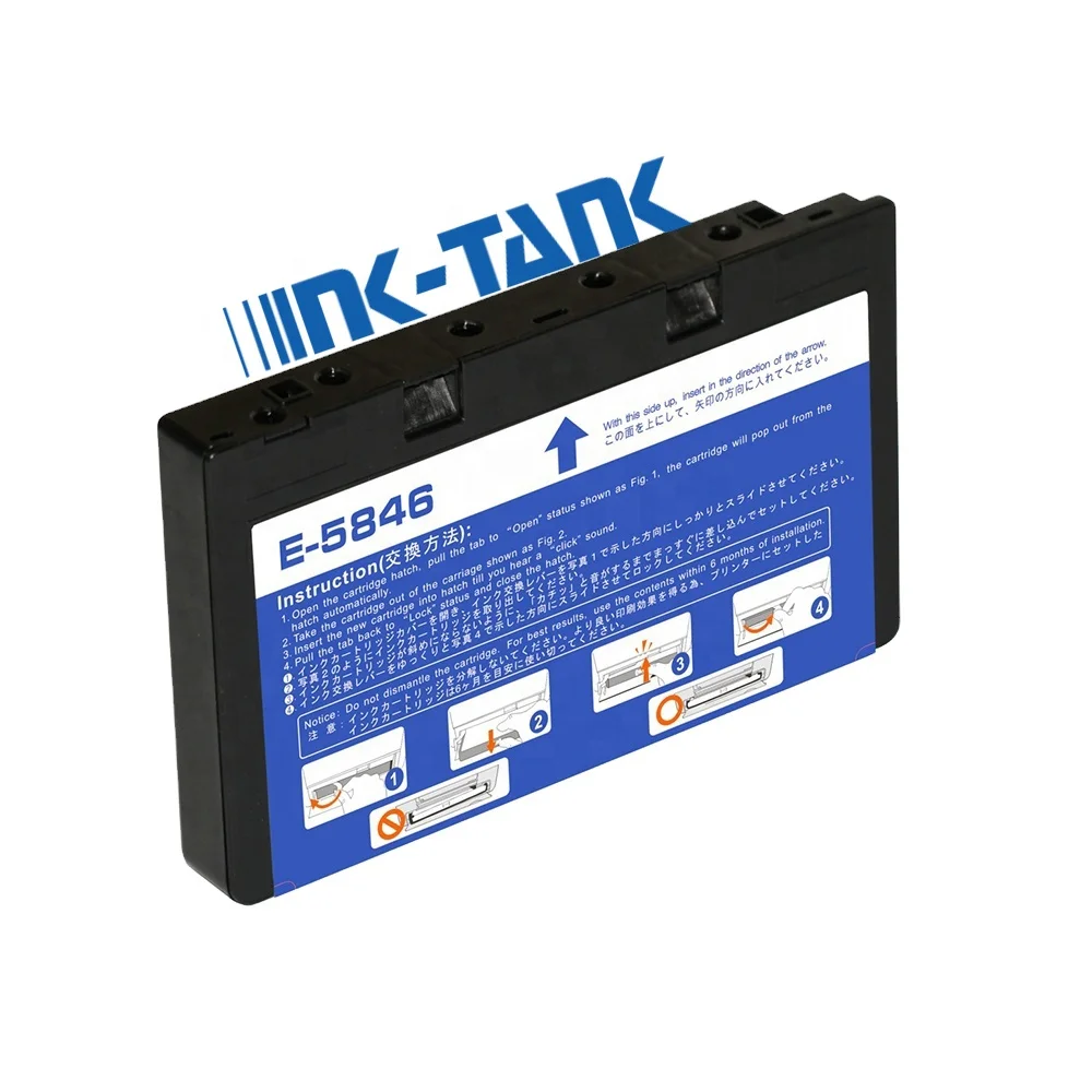 INK-TANK T5846 5846 Premium Color Compatible Inkjet Ink Tinta Cartridge for Epson PictureMate PM 225 260 300 Printer