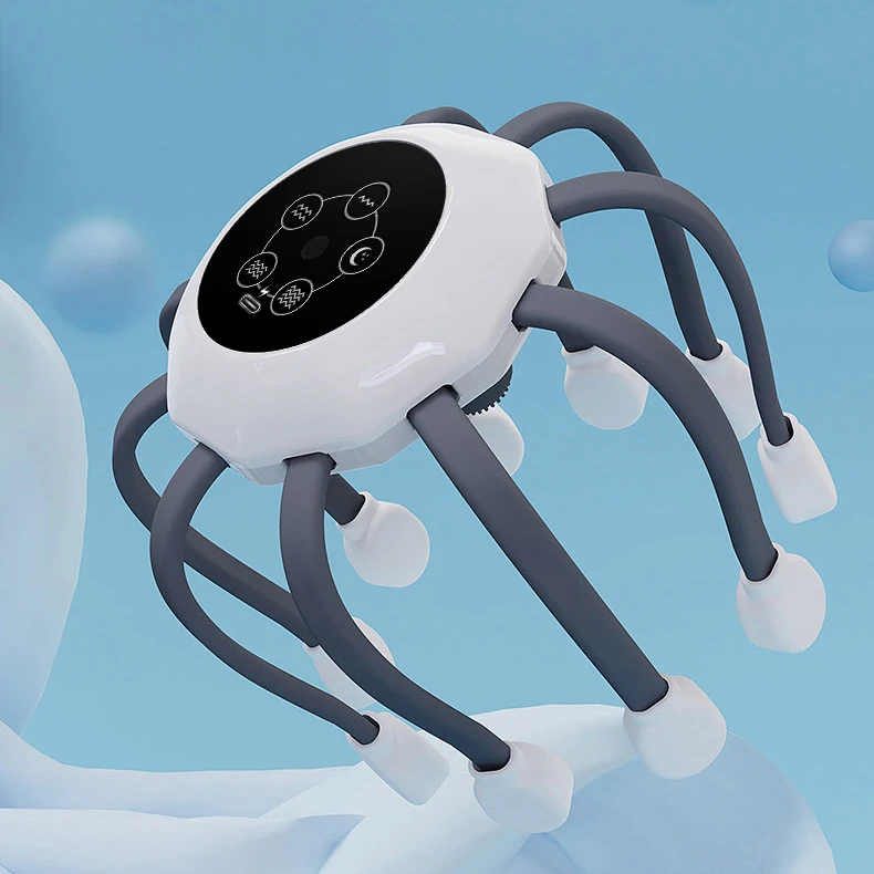 Electric Head Vibration Massage Relax Scalp Promotes Blood Circulation Grows Hair Relieves Fatigue Headache Insomnia