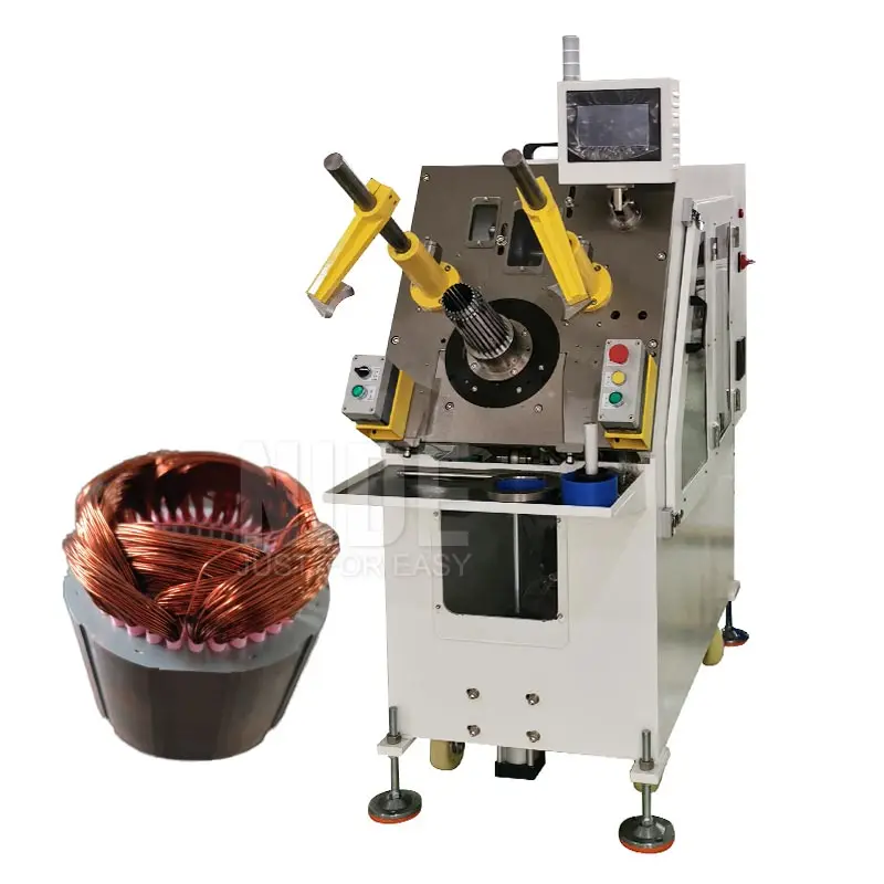 Generator motor stator wire inserting machine for induction motor manufacturing