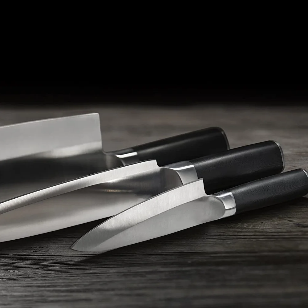 lo mas vendido Stainless steel Japanese Chef Knives Kitchen Knife Set With Wooden Gift box 2024 set de cuchillos para cocina