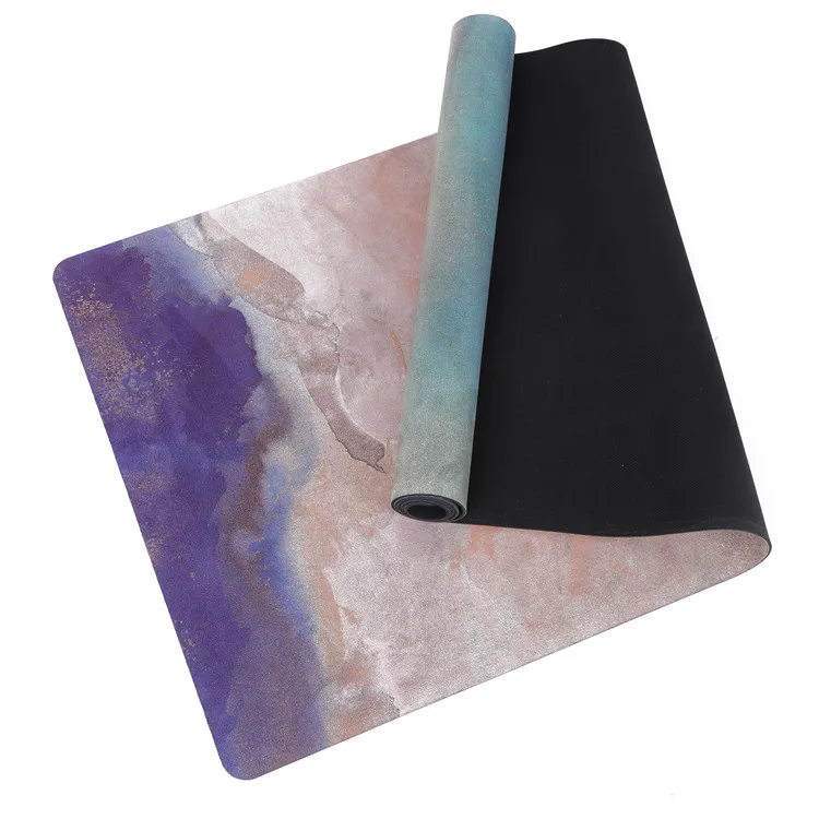 Custom Sublimation Printed Mats Washable Anti-Slip Eco-Friendly Circle Mats Meditation Pilates Yoga Fitness Exercise Yoga Mats