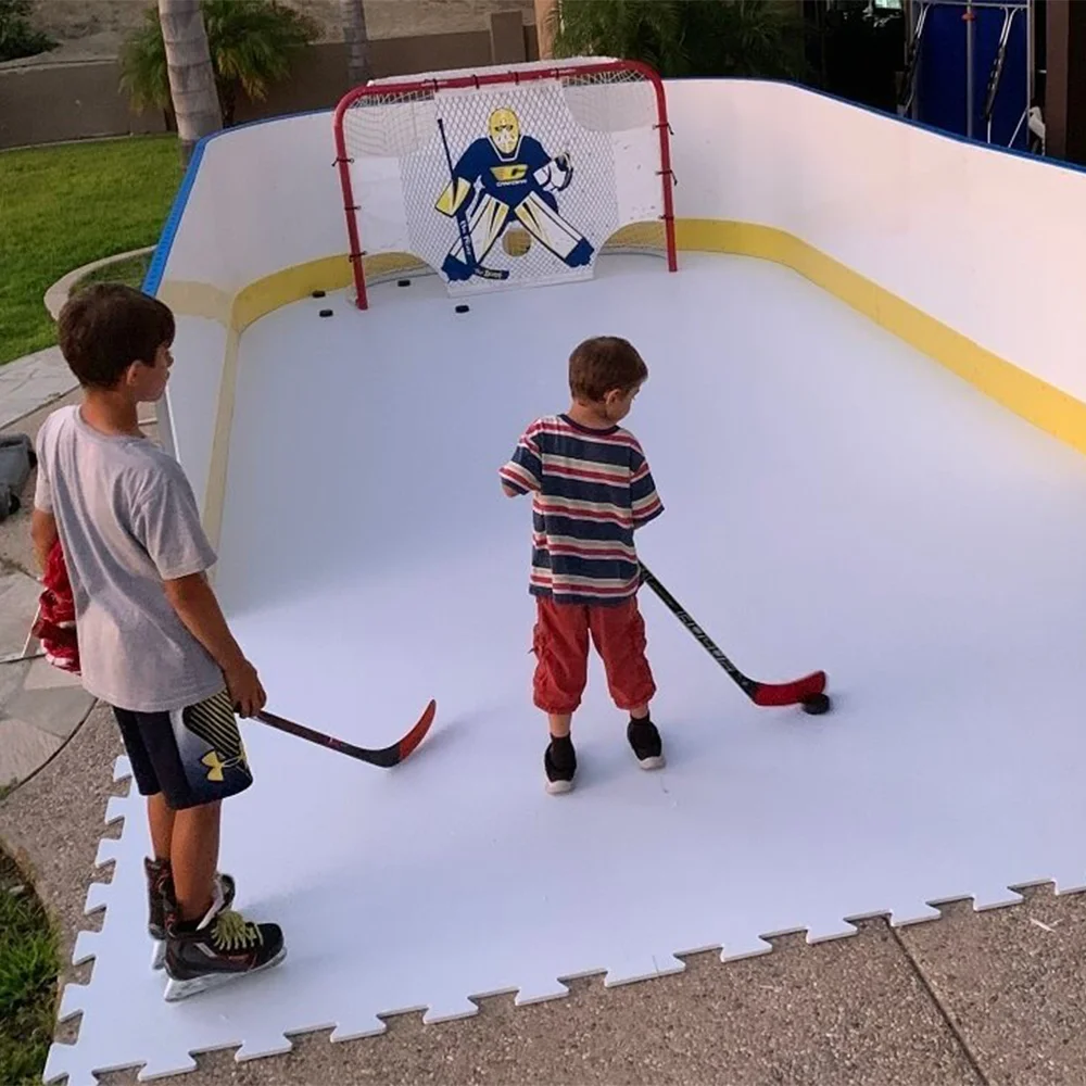 1000X1000 Super Glide Artificial Ice Skating Rink Synthetic Plastic