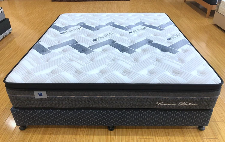 Customized Factory Orthopedic Queen Mattress Independent Coil Spring King Size Roll Up Natural Latex Foam Pocket Spring Mattress