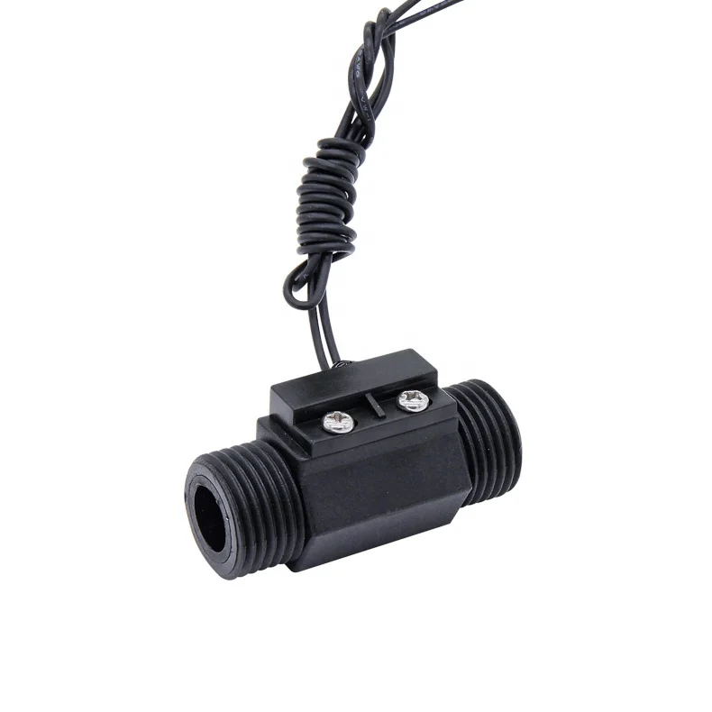 G1/2 Plastic Flow Switch Supply Customized Size Wired Water Plastic Magnetic Flow Sensor Automatic Flow Control Switch