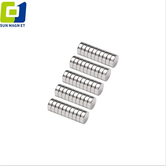 D12*2mm n35 disc neodymium magnet for clothes