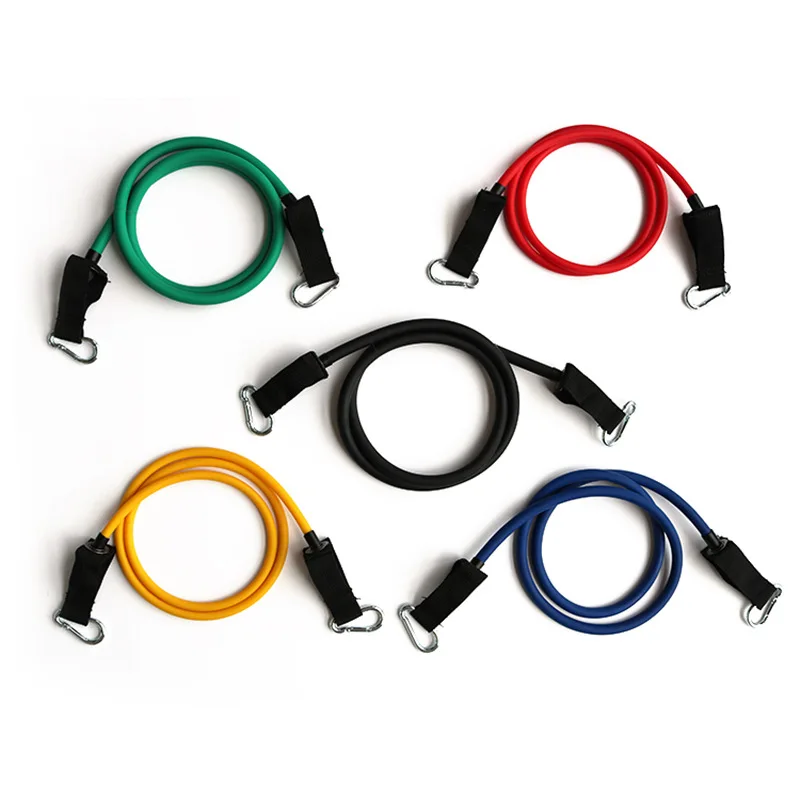 10/20/30/40/50lbs Size And 100% Natural Latex Material Resistance Tube Set
