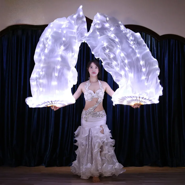 Company meeting performance LED string light up multi-function fan