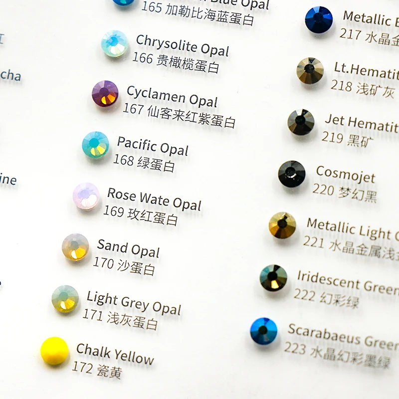 Paso Sico High Quality 12 Cuts ss4-ss20 ss30 Full Nature Colors Flat Back Hotfix Glass Rhinestone for Christmas Dresses Garment