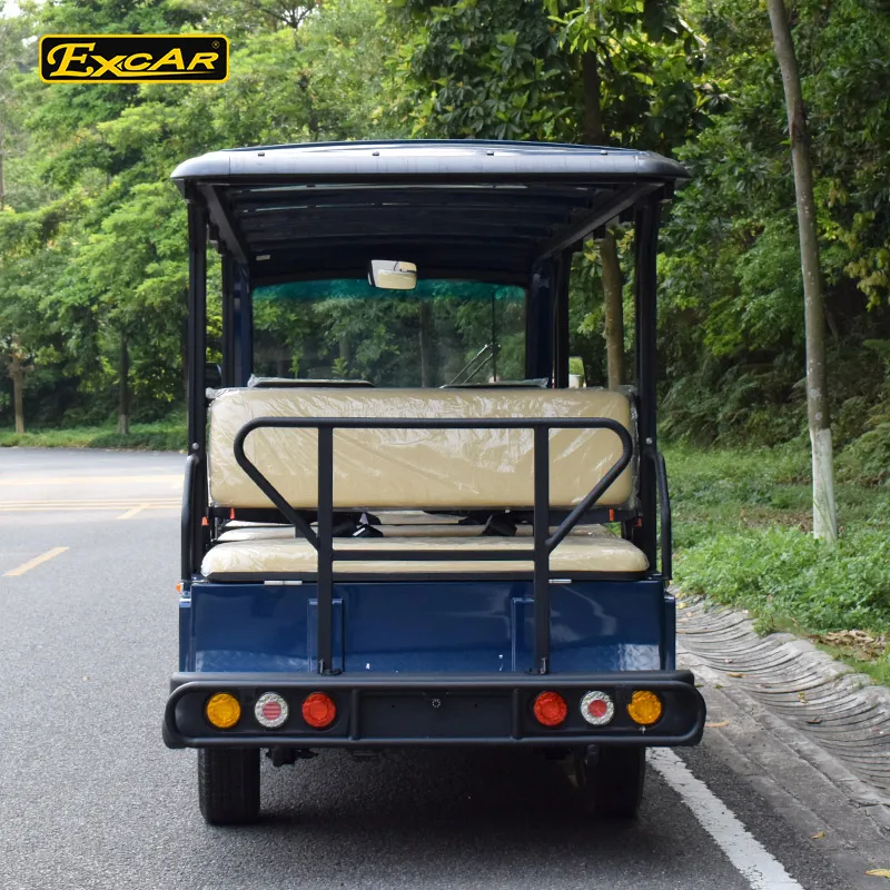 Customize 14 seater sightseeing bus new electric car china mini bus