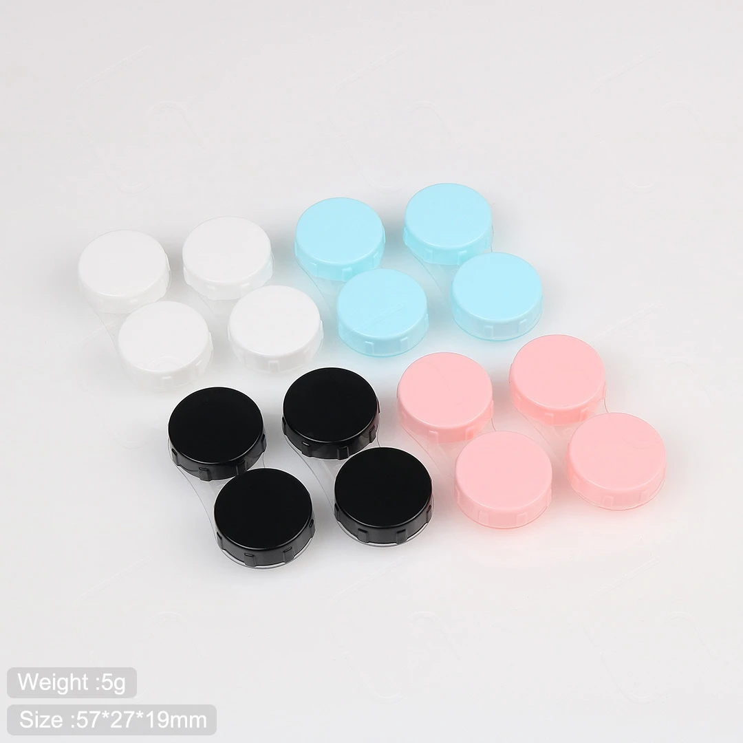 contact lenses case Accessories for contact lenses contact lens cleaner eye lenses solution estuche lentes de contacto