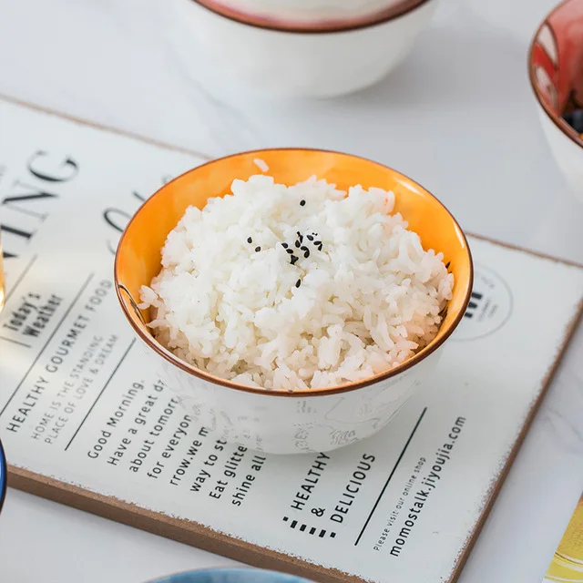 
Porcelain Rice Bowl Ceramic Cartoon Fruit Bowl 