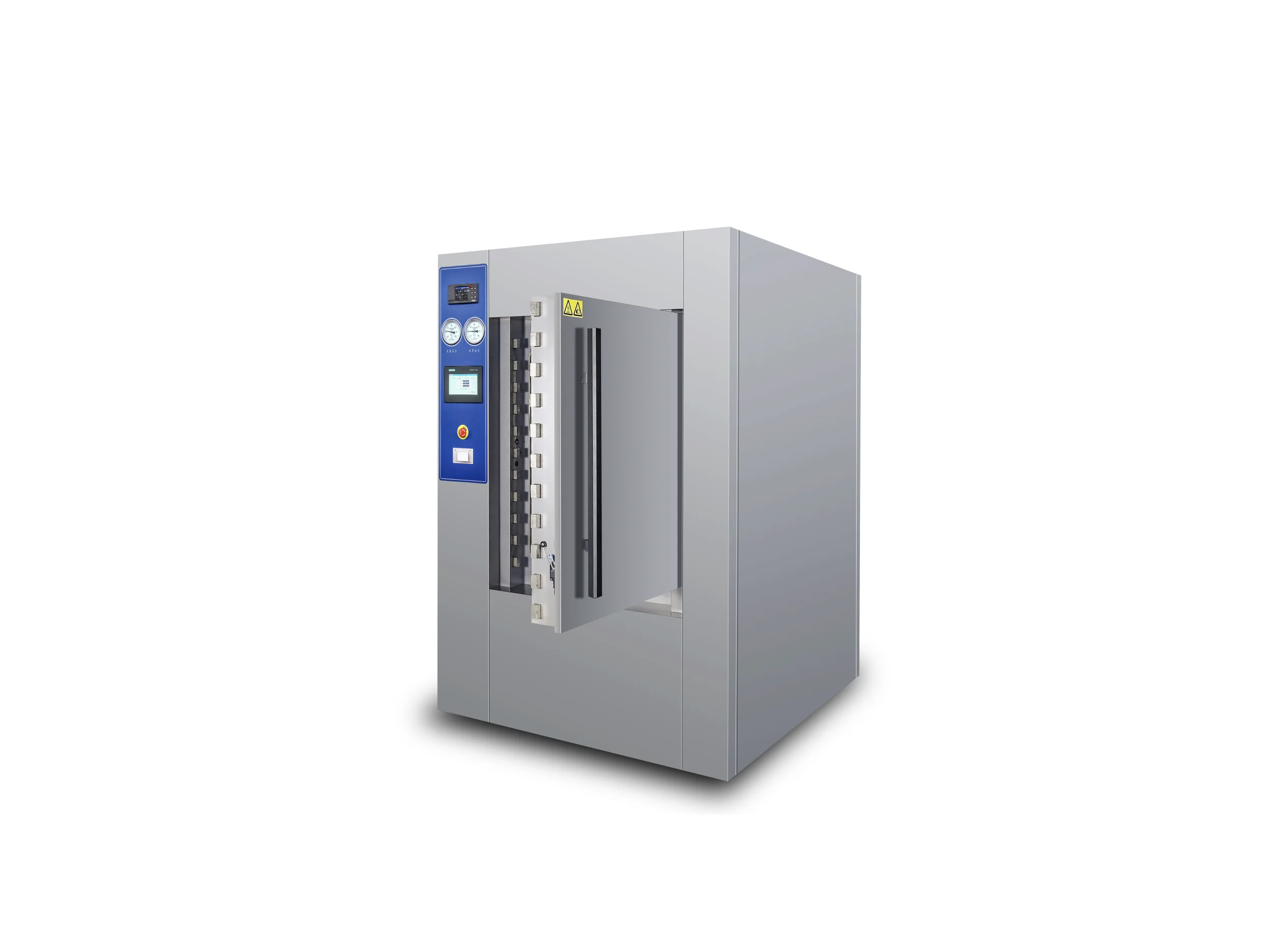 AST-1.5 large steam autoclave stainless steel trolley and inside car double door channel type autoclave 304 stainless steel