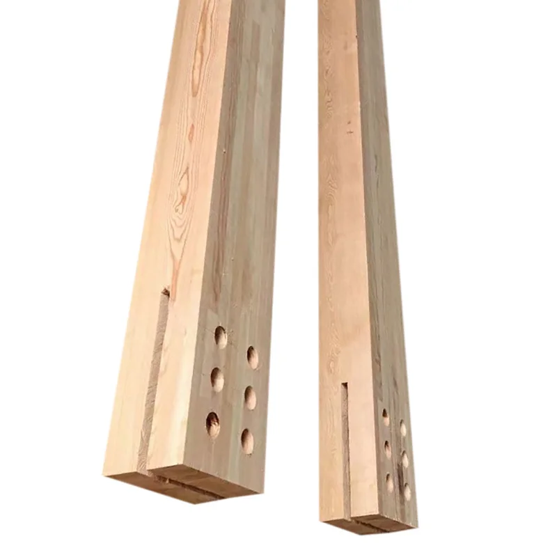 Structural Finger Jointed Glt Laminated Glued Timber Glulam Solid Glued Laminated Timber House Wood Pine Sawn Timber