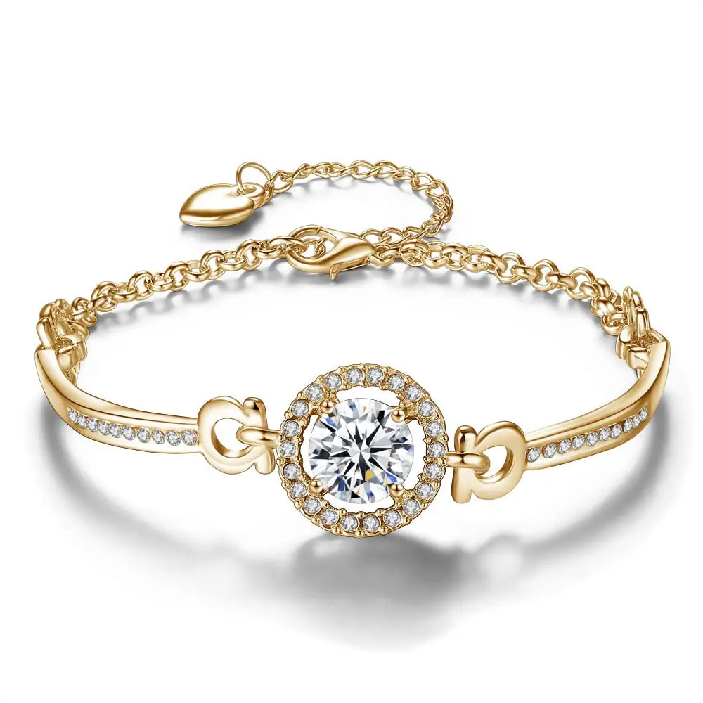 Модные аксессуары для браслета, продажа браслетов из циркония, женские свадебные украшения с кристаллами