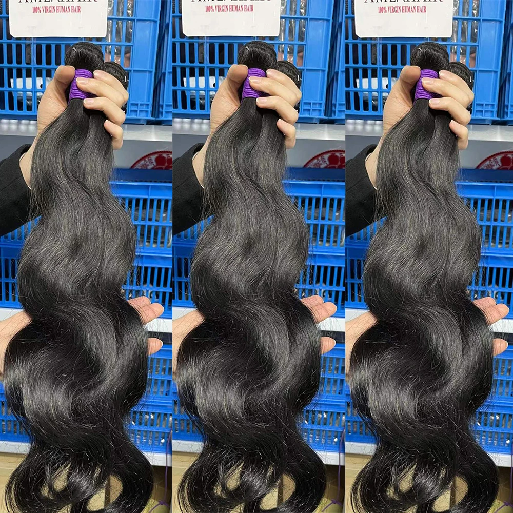AML super great quality hair exclusive virgin hair dye any raw virgin cuticle aligned human hair bundles