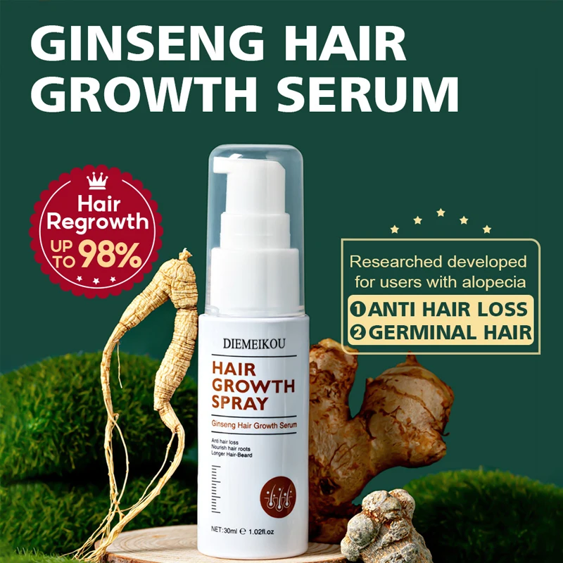 Wholesale Herbal Mix Herbs Organic Ginseng Growth Hair Oil