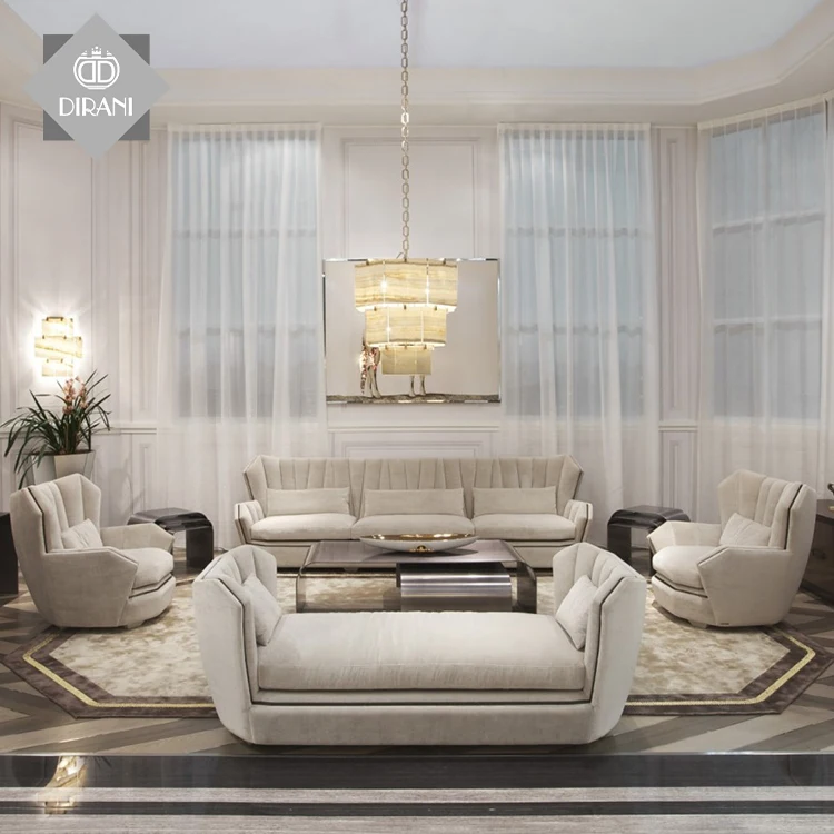 italian sofa set modern white leather sectional sofa lounge suite for living room luxury wedding chair