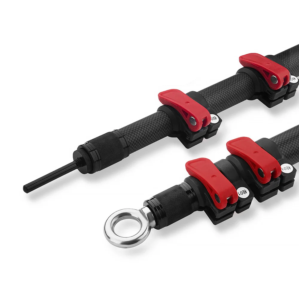 Factory Wholesale Adjustable Fixer Ground Nail Carbon Fiber Retractable Rod Suitable For Camping