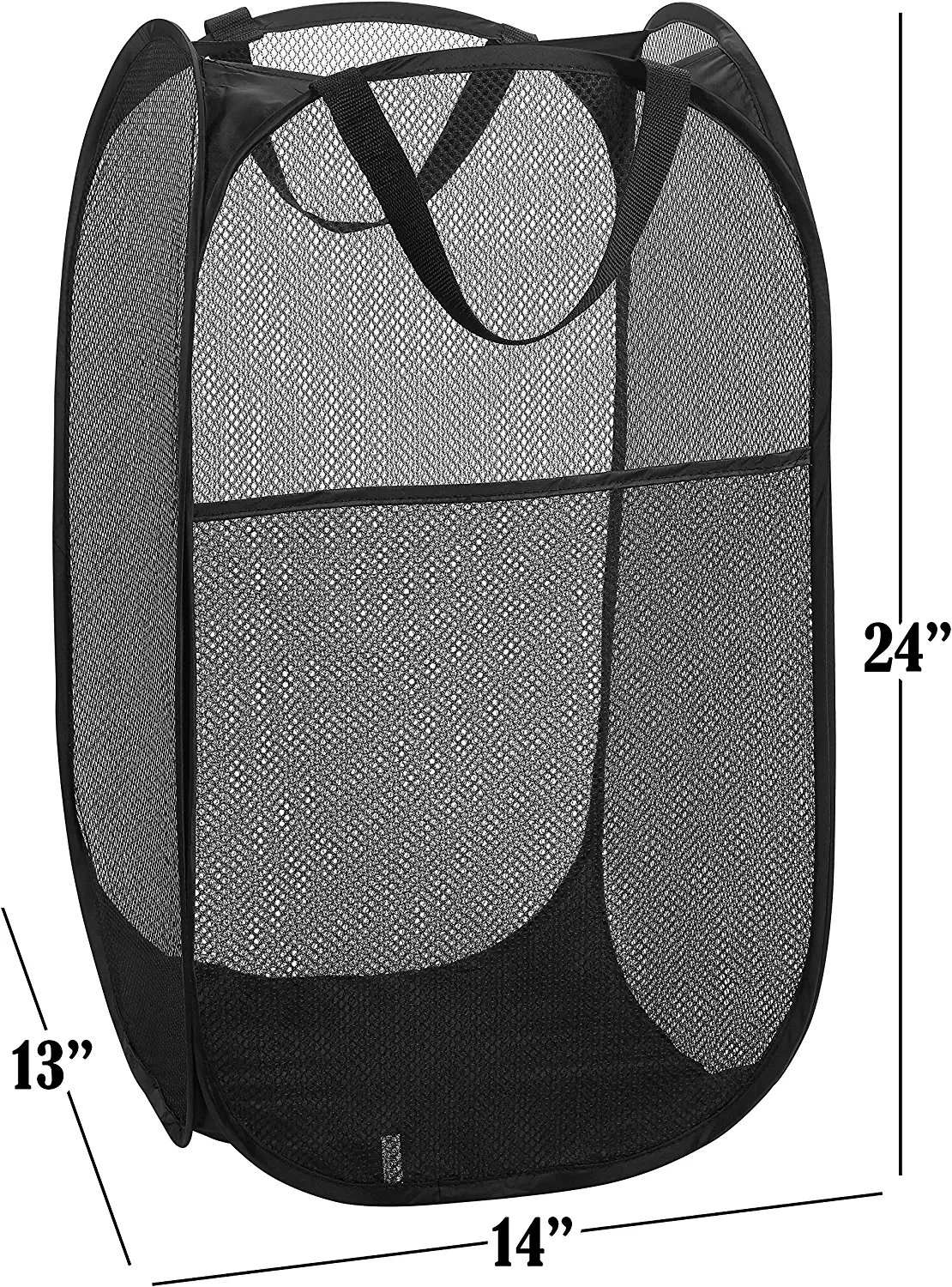 ANQI mesh pop up good quality factory made fashionable sturdy laundry hamper laundry basket