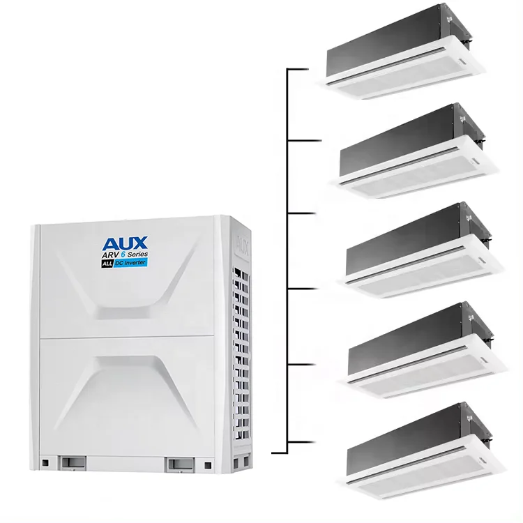 Aux Multi Zone Central Air Conditioner for Villa School Office 45kW VRF VRV Air Conditioning HVAC System