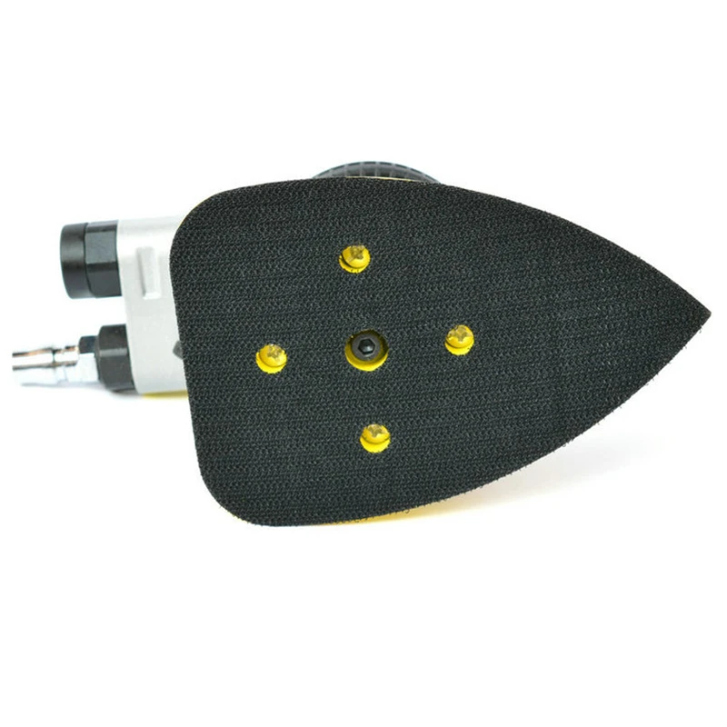 90mm*135mm Air Sander Polishing Wood Metal Pneumatic Buffing Polisher Tools Borntun Triangle Random Orbital Pneumatic Air Sander