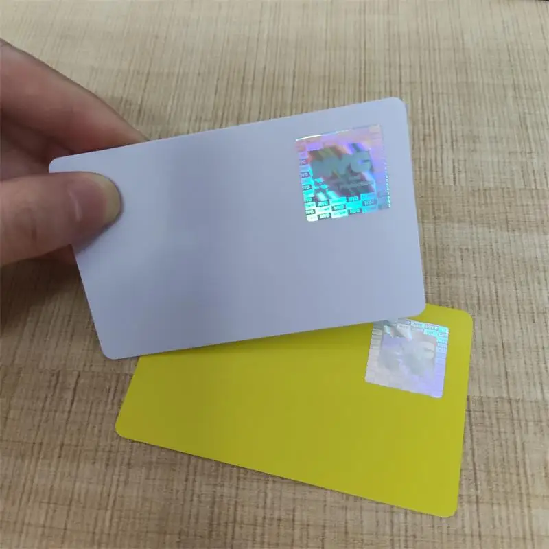 Custom hologram logo credit card size pvc ID card printing