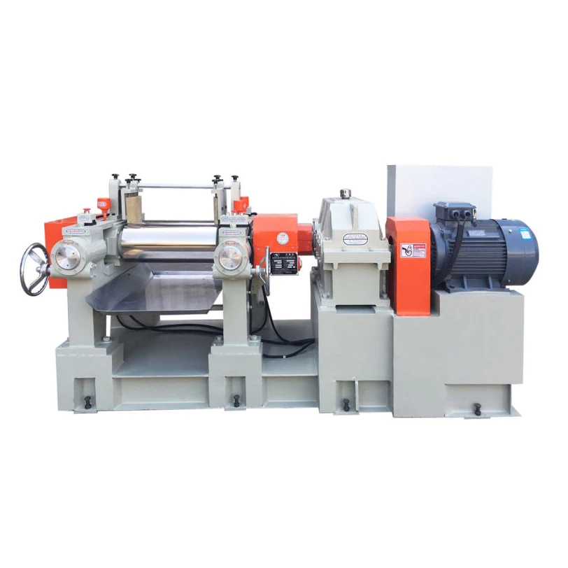 laboratory two roll mixing  mill open mix mill machine for testing