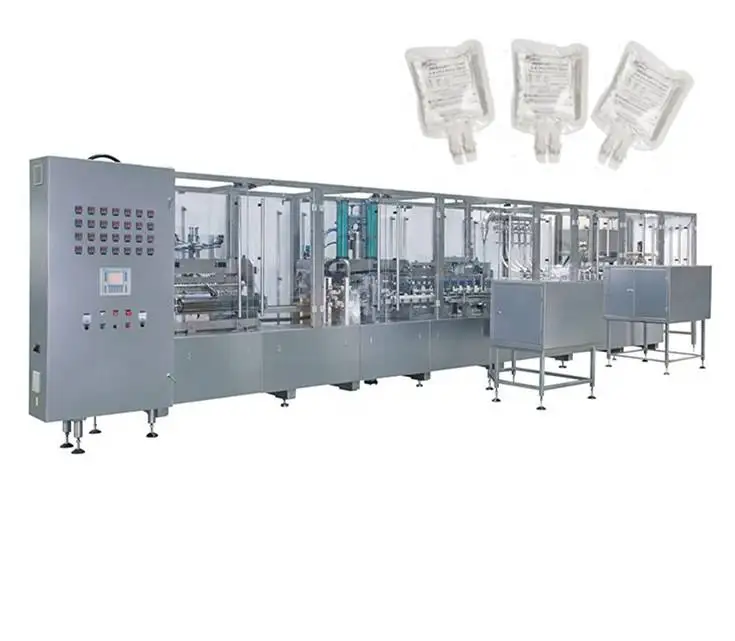 Pharmaceutical Iv Infusion Soft Bag Filling Machine Production Line
