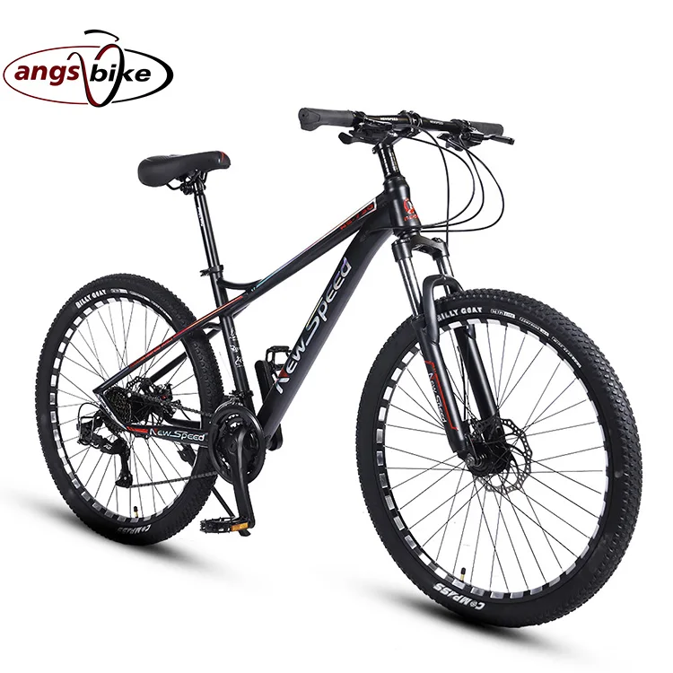 angsi cheap carbon fibre mountain bike Double Disc Brake steel frame 27.5 mountain bike for Adults velo de montagne