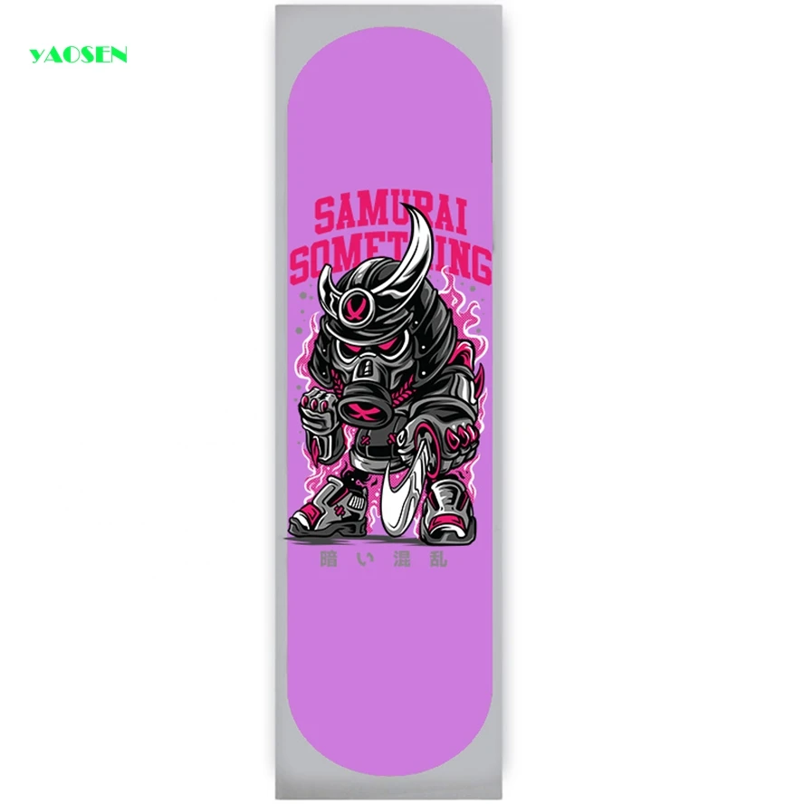 Heat transfer film skate board customized printing graphic graphic skateboard heat press films for skateboards