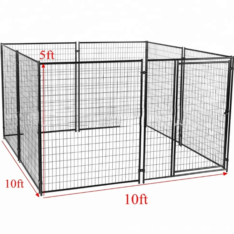 Amazon Best Selling Stainless Steel Large Firm Animal Pet Cages Dog Kennel with Wheels