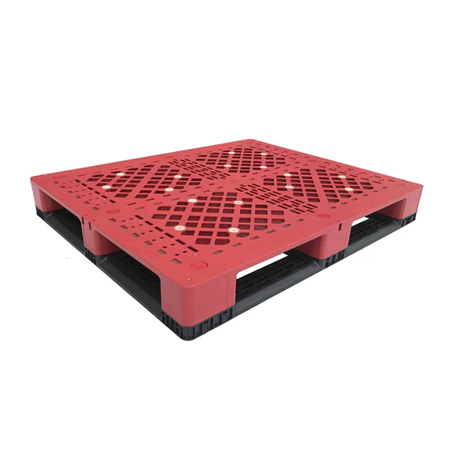 Manufacturer heavy duty 1 ton ground use single face stackable warehouse packing flooring flat plastic pallet