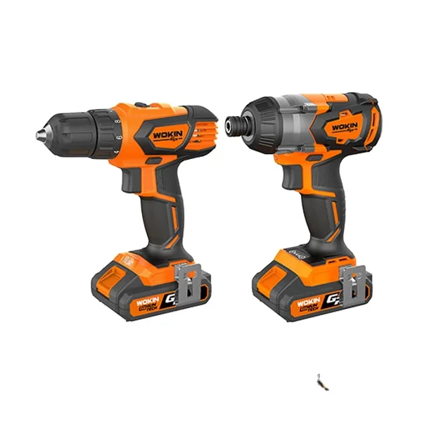 WOKIN 628002 20v Ce Electrician Tool Set Li-ion Power Tools Cordless 2-pc. Combo Kit