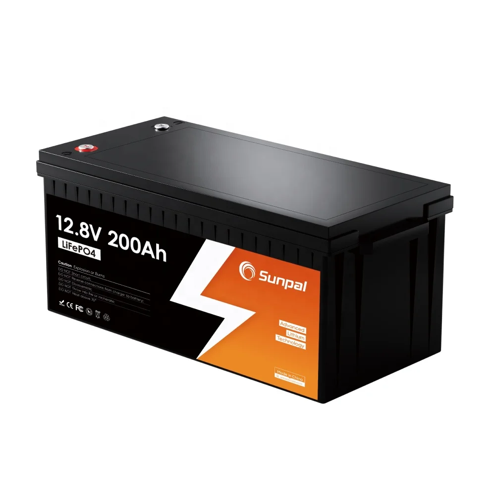 Sunpal Bms Lifepo4 аккумулятор 12 В 24 48 190Ah 200A батарея для хранения энергии EU