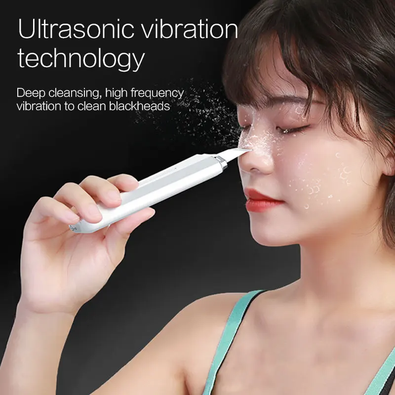 Portable Electric Facial Dead Skin Peeling Machine Professional Sonic Face Cleaning Spatula Ultrasonic Skin Scrubber