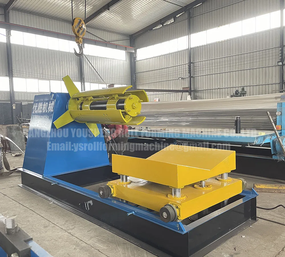 Chinese sale wholesale prices 5 Ton Hydraulic Galvanized Steel Coil Decoiler