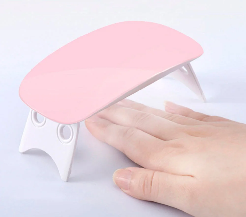 Professional High Quality Portable Usb 6w Mini Led Uv Nail Lamp For Nail Gel Polish Drying