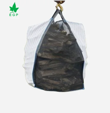EGP Crops Firewood Packaging Big Mesh Bags 1 ton for firewood breathable bag Breathable FIBC 1500KG