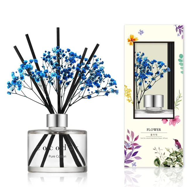
Reed Diffuser with Preserved Flower, cocodor, Pure cotton Reed Diffuser, Fragrance, 6.7oz 
