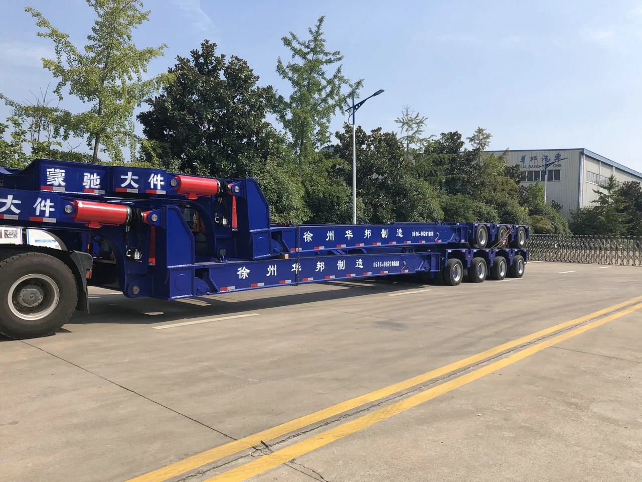 Heavy Duty Truck Transport Tractor Towing Double Deck Hydraulic Lifting SUV Car Carrier/Transport Dump/Lowbed Truck Semi Trailer