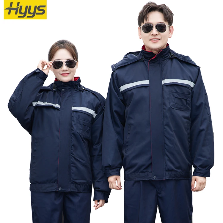 Factory high quality winter keep wram work jacket worker coat worker uniform factory uniform