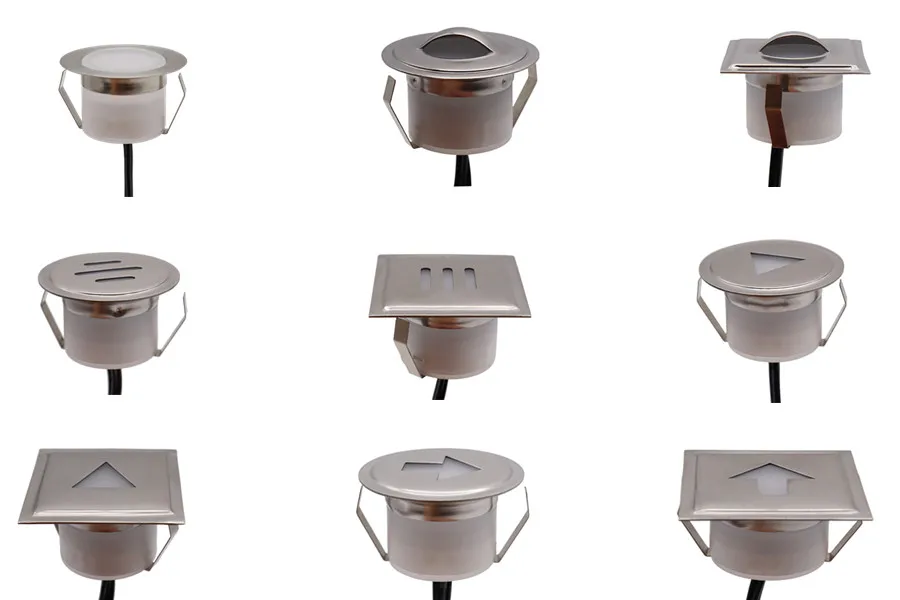 Stainless  Economical Led Step Light Saa Approved 12v in Ground Bollard Lights 1w Led Step Light Outdoor Ip67